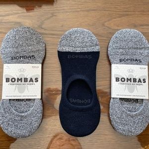NEW BOMBAS No Show Socks Medium